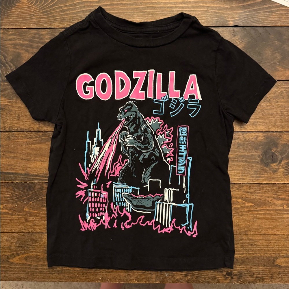 Old Navy Black Godzilla Graphic T-Shirt